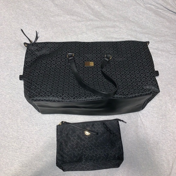 Black Tommy Hilfiger Matching Bag Set - Picture 2 of 5
